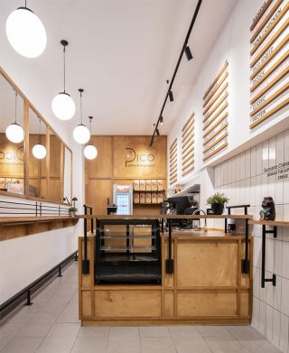 上海小型咖啡店店面装修设计效果图