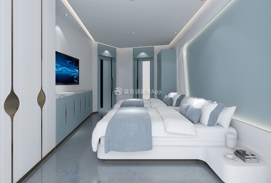 上海高级美容院休息室装修设计效果图