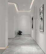 上海美容院现代走廊装修设计效果图