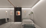 上海高级美容院VIP护理室装修设计效果图
