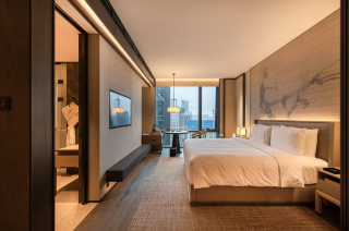 杭州星级酒店双人房装修设计效果图