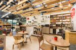 杭州图书咖啡店铺装修设计效果图