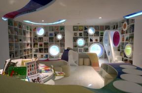 杭州儿童图书店铺室内装修设计效果图