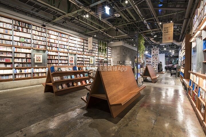 杭州书店室内装修设计效果图