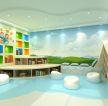 杭州430平米儿童书店背景墙装修设计效果图