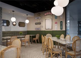 杭州360平米茶餐厅港式装饰设计效果图