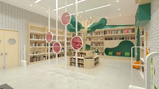 杭州310平米儿童书店室内装饰设计图
