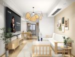 星誉国际85平米现代原木奶油风格二居室装修案例