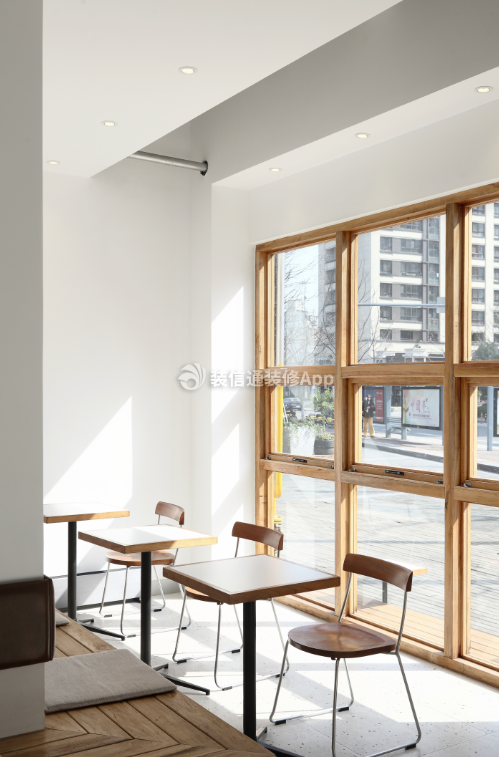 杭州咖啡馆窗户设计装修图