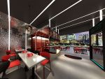 小龙虾烧烤啤酒主题餐厅320平现代风格装修设计案例