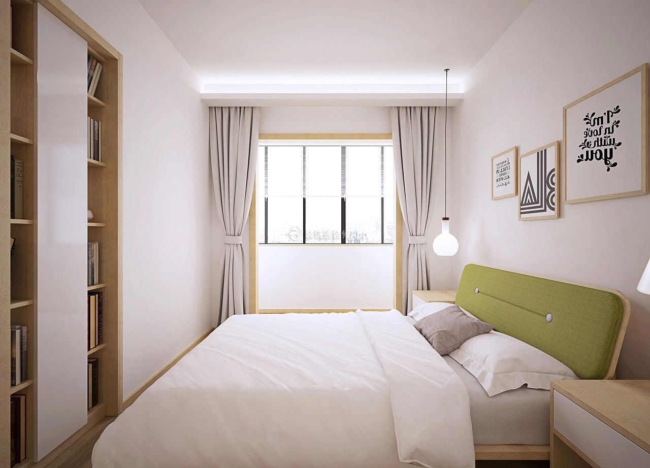 小户型现代欧式卧室装修设计效果图