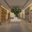 杭州1400平米实验幼儿园走廊装修案例图