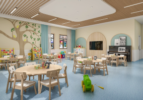 杭州1400平米幼儿园手工室装修案例图