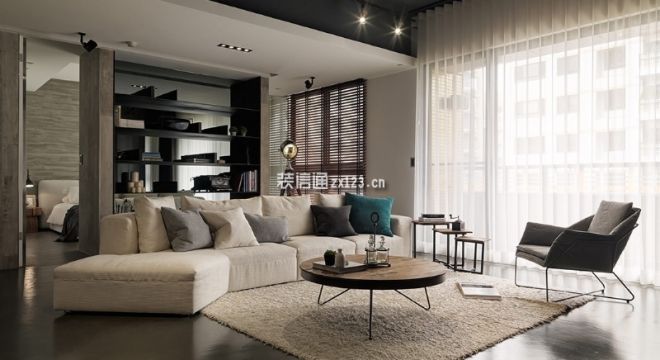 博名悦雅苑70㎡欧式风格两居室装修案例