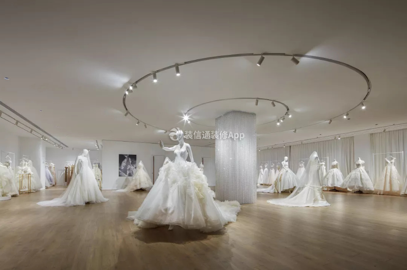 杭州高级婚纱店展厅装修设计效果图