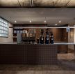 杭州100平米咖啡厅吧台装修设计效果图