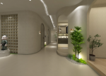 杭州600平米美容会所室内装修设计效果图