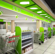 杭州超市收银区装修设计效果图