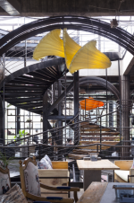 杭州140平米咖啡馆吊顶装饰效果图