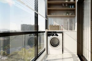 [西安城市人家装饰]洗衣机放在哪里比较好？
