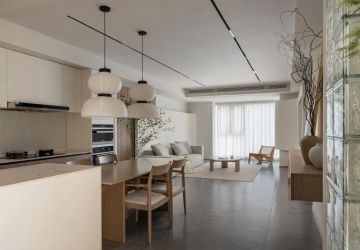 广南星园112㎡三居室现代风格装修案例