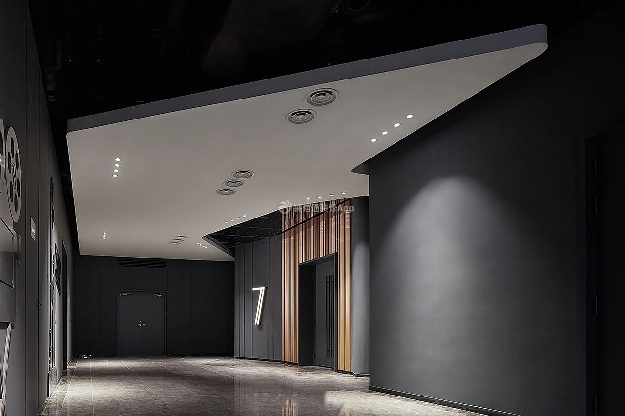 杭州电影院室内走廊设计装修效果图