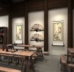 杭州470平米传统茶馆室内装修设计效果图