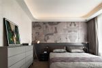 120平米现代住宅现代卧室装修设计效果图