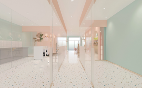 杭州350平米宠物店室内走廊设计装修案例