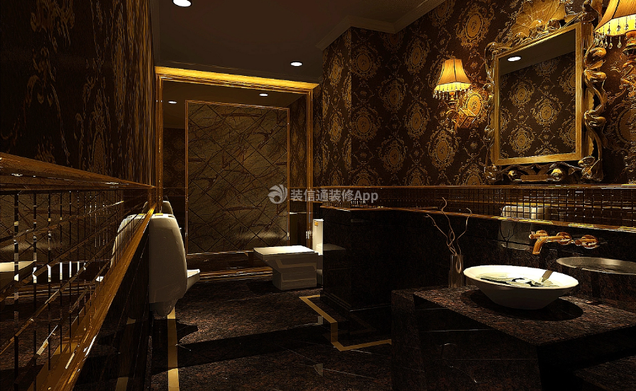 杭州1000平米娱乐会所卫生间装修设计效果图