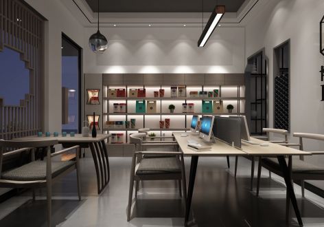 办公空间268平现代风格装修设计案例