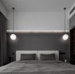 现代欧式卧室床头背景墙装修设计效果图