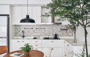 120平米现代住宅室内厨房装修设计案例