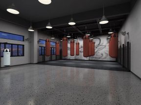 杭州440平米拳击馆训练区设计装修效果图