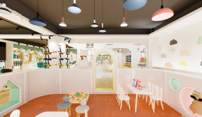 杭州180平米母婴店游戏区设计装修案例效果图