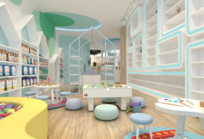 杭州母婴店室内装饰设计效果图