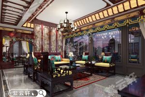 中式别墅客厅装修