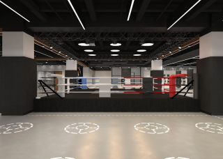 杭州900平米拳击馆室内地板装修案例图