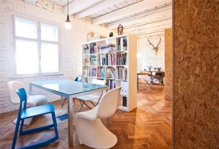 2023杭州家装设计工作室室内书柜设计案例