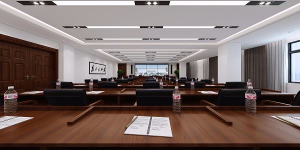 会议室装修中式风格200㎡设计方案
