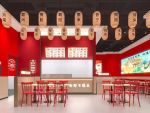 桂湾地铁餐厅100平现代风格装修案例