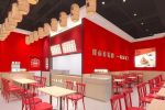 桂湾地铁餐厅100平现代风格装修案例