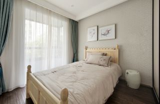 小户型现代新中式卧室装修设计效果图