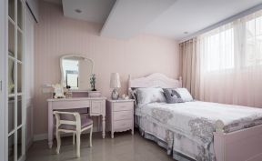 2023现代粉色卧室装修效果图