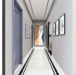 2023现代风格住宅走廊装饰效果图
