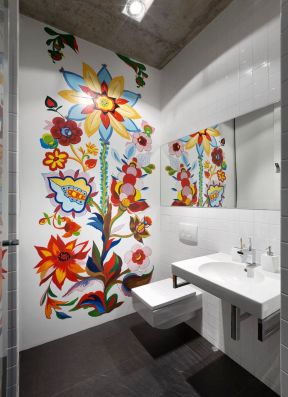 卫生间墙面瓷砖装饰效果图 卫生间墙面装修效果图片