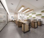 办公室1400平新中式风格装修设计案例