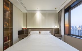 简约新中式卧室效果图卧室床头灯图片