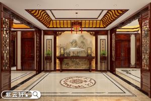 [紫云轩装饰]浙江中式别墅效果图如何在众多风格中脱颖而出