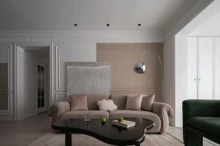 现代法式客厅沙发装修效果图